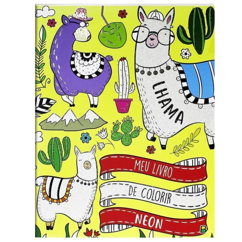 ESCOLHA SEU TEMA - MEU LIVRO DE COLORIR NEON - ATIVIDADES PARA CRIANÇAS