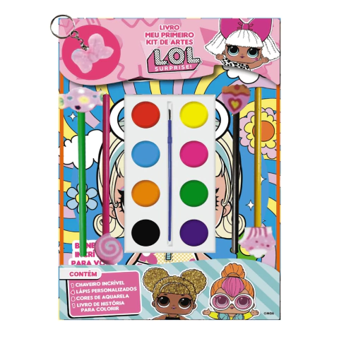 LOL Surprise Livro Meu Primeiro Kit de Artes 01