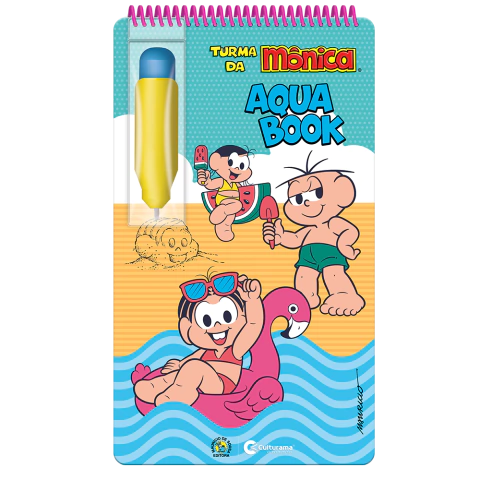 Livro Para Colorir Com Água Infantil Aqua Book - Escolha Seu Tema - Culturama na internet