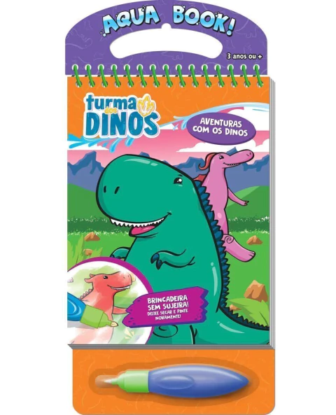 Imagem do ESCOLHA SEU TEMA - LIVRO INFANTIL DE COLORIR COM ÁGUA - AQUABOOK