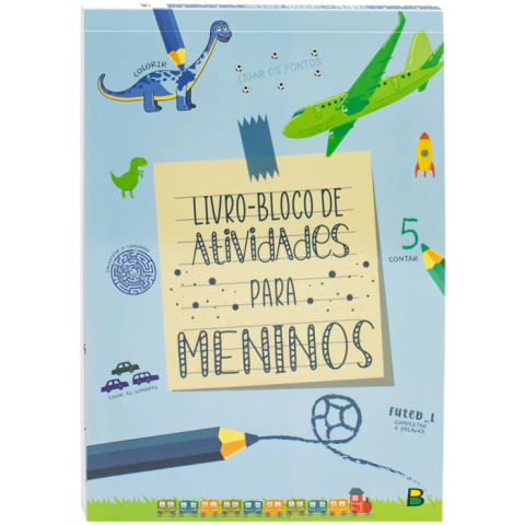 ESCOLHA SEU TEMA - LIVRO-BLOCO INFANTIL DE ATIVIDADES