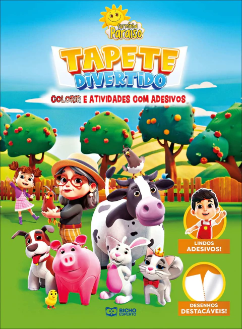 ESCOLHA SEU TEMA - LIVRO TAPETE DIVERTIDO - COLORIR E ATIVIDADES