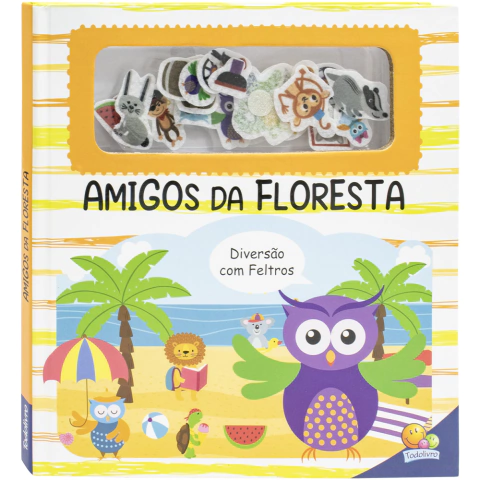 Imagem do ESCOLHA SEU TEMA - LIVRO INFANTIL - DIVERSÃO COM FELTROS