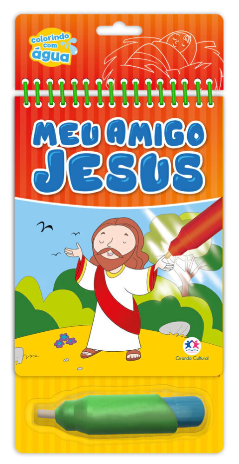 Livro Infantil Para Colorir Com Água Aqua Book - Escolha Seu Tema - Ciranda Cultural