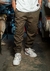 Jogger cargo verde militar