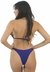 Biquini Top Calcinha Lisa Azul Cruzado | REF: BK112 - LB Compras