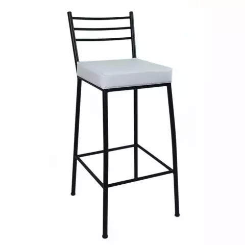 Banco Paris 75cm Metalnew - Preto - comprar online