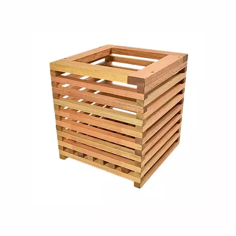 Cachepô Médio Quadrado Metalnew - comprar online