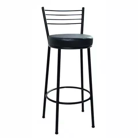 Banco Roma 75cm Metalnew - Preto - comprar online