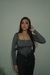 Body Decote Quadrado Chumbo Poliamida - Use MD Closet
