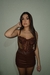 Corset Renda Marrom