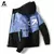 Casaco Estilo Cyberpunk Casual masculino