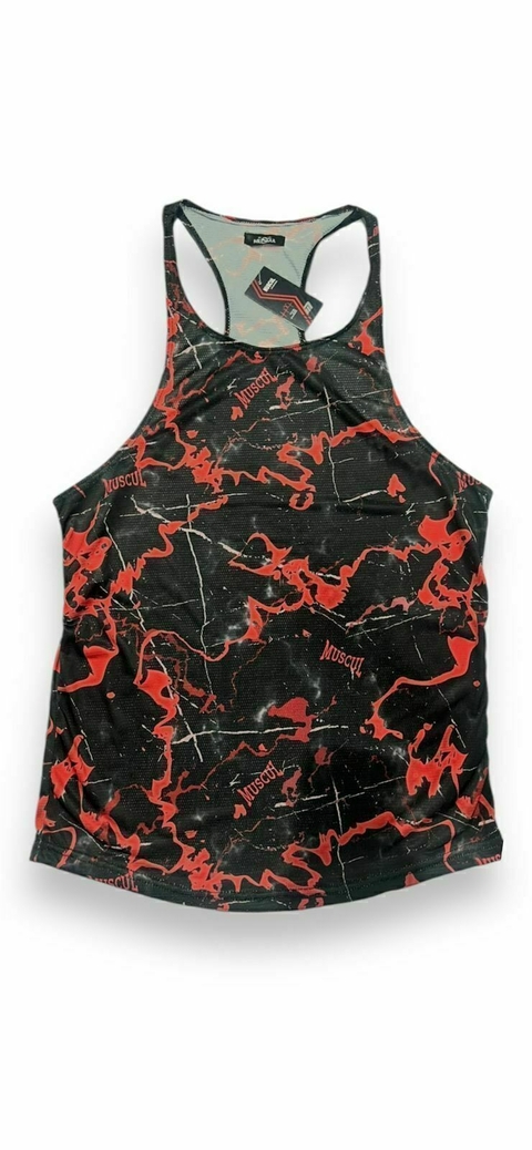 Musculosa cavada batik roja - comprar online