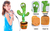 Dança falando cactus brinquedo para o bebê da criança meninos meninas present - loja online
