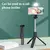 Tripé sem fio Bluetooth Selfie Stick para iPhone Samsung Xiaomi