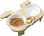 COMEDERO DOBLE BAJO MADERA - comprar online