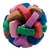 PELOTA TRENZADA DE GOMA CON CASCABEL - comprar online