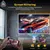 Mini projetor portátil retro consoles de jogos 10000 android 11 lcd - comprar online
