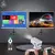 Mini projetor portátil retro consoles de jogos 10000 android 11 lcd