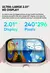 Para huawei xiaomi relógio inteligente das mulheres dos homens 2.01-polegada hd - loja online