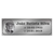 Placa Memorial em Inox com Foto – Borda Contemporânea - comprar online