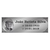 Placa Memorial em Inox com Foto – Borda Arabescos Clássicos - comprar online