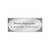 Placa em aço inox compacta 20x6 - Borda Floral - comprar online
