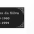 Placa Memorial Preta em Inox com Foto - Modelo Ornamental Floral na internet