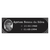 Placa Memorial Preta em Inox com Foto - Modelo Ornamental Floral - comprar online