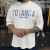 OVERSIZED TOTANKA WHITHE/BLUE na internet