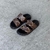 Birken Papete Benessere Couro Marrom e Preto - comprar online