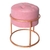 Puff redondo estofado decorativo - Essenza Decor