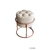 Puff redondo estofado decorativo - loja online