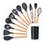 Jogo de Cozinha Kit C/12 utensílios e copo suporte para cozinha - Essenza Decor