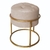 Puff redondo estofado decorativo - Essenza Decor