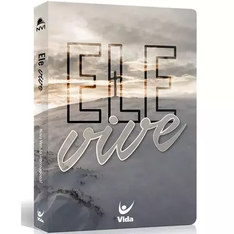 Bíblia Sagrada NVI Ele Vive Capa Semi-luxo Flexível Letra Normal