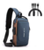 Mochila bandolera anti robo impermeable USB - AGUIRRETECH MAYORISTA