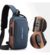 Mochila bandolera anti robo impermeable USB - comprar online