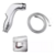 Ducha Bidet De Mano Gatillo Con Corte Abs Cromado - comprar online