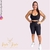 Conjunto Plus Size Com Top + Short Poliamiada Canelado com Brilho Alta Compressão na internet