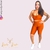 Conjunto Plus Size Com Top + Short Poliamiada Canelado com Brilho Alta Compressão - (cópia) - comprar online