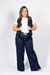 La modelo mide 1,52 y usa talla 44.