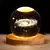 Led bola de cristal candeeiro mesa usb luz da noite 3d lua planeta galáxia