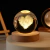 Led bola de cristal candeeiro mesa usb luz da noite 3d lua planeta galáxia - Shop 4 Express