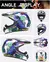 Capacete de rosto inteiro para motocicleta off-road