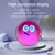 Criativo 3d bola de cristal vídeo jogar sala exibição desktop arte estética na internet
