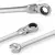 Kit de chaves combinadas de catraca aço cromo - Shop 4 Express