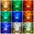 Iluminação de mesa de cristal portátil RGB na internet