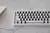 Teclado Mecânico FSWHBY design Esboço Preto e Branco - comprar online