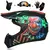 Capacete de rosto inteiro para motocicleta off-road - Shop 4 Express